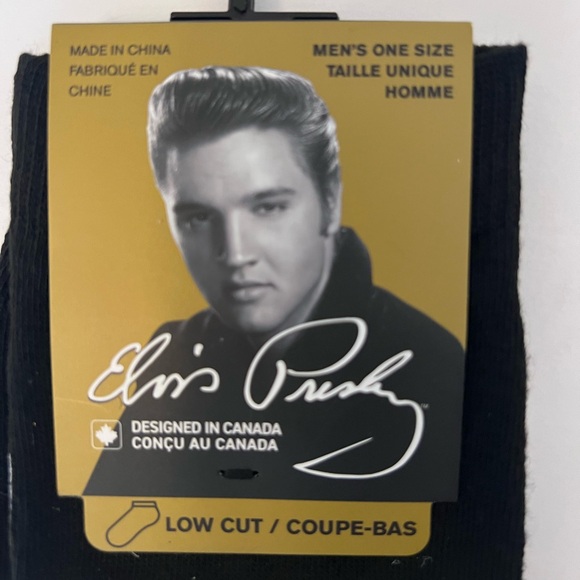 Elvis Presley “Elvis” Low Cut men’s socks NWT - Picture 2 of 4